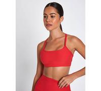 Beyond Yoga Women's Spacedye Slim Racerback Sports Bra - Candy Apple Red Heather - Size: Large