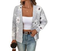 Beyond Your Thoughts Cardigans for Women Open Front Casual Jumpers Ladies Loose Long Sleeve Knitwear Oversized Sweater