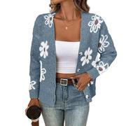 Beyond Your Thoughts Cardigans for Women Open Front Casual Jumpers Ladies Loose Long Sleeve Knitwear Oversized Sweater