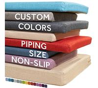 Beyond Your Thoughts Custom Garden Bench Cushion, Customized Cellular Foam Waterproof 2 3 Seater, 45D High-Resilience Upholstery for Outdoor and Window, 8 cm thickness