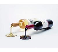 Beyond123 Spilled Wine Bottle Holder - Fun and Unique Way to Display Your Favorite Wine - Red and White (Set of 2)
