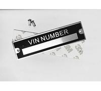 beyondcity VIN Serial ID TAG Plate Data Blank CAR Truck HOT Rod Equipment Trailer (95mm X25mm)