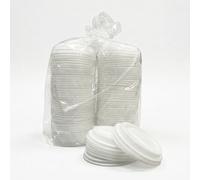 beyondGREEN 90mm PLA Hot Cup Lids - Fits 12oz & 16oz Hot Cups - Leak Resistant - Plant Based PLA Lids for Coffee, Tea, Latte, Espresso