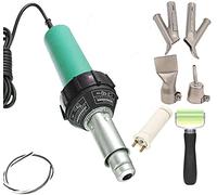 Beyondlife Plastic Hot Air Welder Heating Gun PVC Vinyl Rod Plastic Welder Welding Hot Gas Pistol Tool 1600W