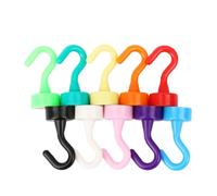 BeyondNice 10Pack Colorful Magnetic Hooks, Heavy Duty Magnet Hooks for Refrigerators,Magnetic Hook for Hanging, Keys, Lockers, Home, Office, Classroom