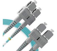 BEYONDTECH SC to SC OM3 Fibre Patch Cable Multimode (LSZH) 50/125 10G Duplex - 5M (1 Pack) PureOptics Lead Series