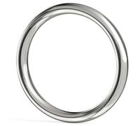 BEYOURD 6 inch Metal O Rings, Stainless Steel Round Ring Buckles, Solid Welded Metal Loop for Macrame, Hanging Slings Rope