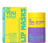 BeYoutiful BeYOUtiful Lip Mask Set, Moisturising Balm for Dry and Cracked Lips, Lip Gloss for Girls and Boys, Skin Care for Teenagers, 2 Pieces, 0.3 or