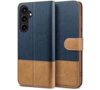 BEZ Case for Samsung S23 FE, Samsung Galaxy S23 FE Phone Case Compatible with Galaxy S23 FE, Flip Wallet Cover with Credit Card Holders, Kick Stand, Magnetic Strap Closure, Blue Navy