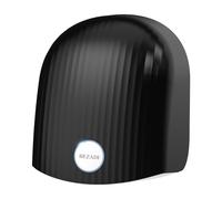 BEZADI Automatic Electric Hand Dryer, Commercial Compact Hand Dryer for Restrooms, Warm n Cold Air Switch Automatic Electric Toilets Hand Dryers, Shell Shape, 220V-240V, Black