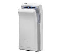 BEZADI Wall Mounted Jet Hand Dryer, Commercial High Speed Automatic Hand Dryer, Dual-Sided Air Blow Infrared Sensor, Low Noise with Water Tray for Public Toilet Hotel Office