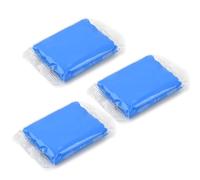 Bezavea 3Pcs Car Clay Bar, Reusable Clay Bar for Car Detailing, 3 x 100g Clay Bar Kit, Auto Detailing Magic Clay Bar, Vehicles and Much More Cleaning Repeated Use, Suitable for Car, Glass (Blue)