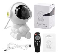 Bezavea Astronaut Galaxy Star Projector, 360°Adjustable Nebula Starry Night Light Projector with Remote Control