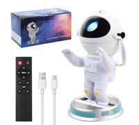 Bezavea Astronaut Star Projector, 360°Adjustable Astronaut Projector with Nebula, Space Warrior Galaxy Night Light, Starry Nebula Ceiling Projection Lamp with Remote Control, Gifts for Kids Adults