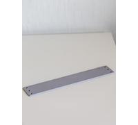 Bezel 1U (1U) for 10" Rack - Front Panel with or Without Desired Text - 3D Printing for Home Lab Network Cabinet & Server Rack (Black, 1U - Without Ventilation)