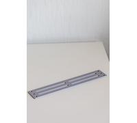 Bezel 1U (1U) for 10" Rack - Front Panel with or Without Desired Text - 3D Printing for Home Lab Network Cabinet & Server Rack (Grey, 1U - 4 Vents)