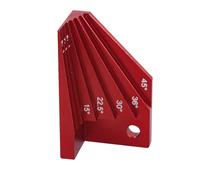 Bezel Blocks Gauge - Metal Bezel Block Meter, Red Angle Search Tool | Construction Sites Bezel Gauge Tool, Birds Carpinual Birds Alloy D