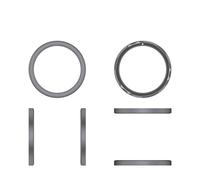 Bezel Case For Nothing CMF Watch Pro 2 Smartwatch Metal Case Solid Color Replacement Anti-scratch and Anti-drop Screen Protectors Hard Case (Dark Gray)