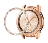 Bezel Ring Compatible with Samsung Watch 42 mm - Metal Watch Bezel Ring Smart Protective with Bling Diamond Anti-Scratch Metal Case Frame Accessories