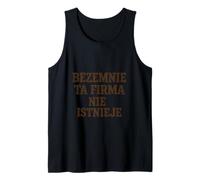 bezemnie ta Firma nie istnieje, Polish, Funny, Joke Tank Top