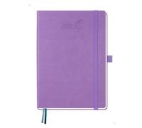 BEZEND A5 Academic Diary 2026-2027 Week to View (Jul 26 - Dec 27) Vertical Weekly Planner with Time Slots & Monthly Tabs. Appointment Diary for Home School Office. PU Leather Hardback, Lavender