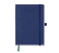 BEZEND A5 Academic Diary 2026-2027 Week to View (Jul 26 - Dec 27) Vertical Weekly Planner with Time Slots & Monthly Tabs. Appointment Diary for Home School Office. PU Leather Hardback, Blueberry