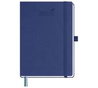 BEZEND A5 Diary 2025-2026 Week to View Academic Year 18 Month runs Jul'25 - Dec'26, Vertical Weekly Planner with Hourly Time Slots & Monthly Tabs, PU Leather Hardback, Blueberry