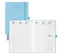 BEZEND A5 Diary 2026-2027 Week to View with Vetical Timeslots Hardback