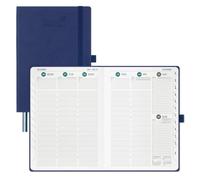 BEZEND A5 Diary 2026-2027 Week to View with Vetical Timeslots Hardback