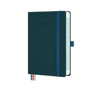 BEZEND Academic Diary 2026-2027 Page A Day (Sept 26 - Dec 27), Bag Size 18 x 13 cm. Daily Planner with Hourly Timeslots & Pocket. Appointment Book for Work Home. PU Leather Hardback, Dark Green