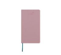 BEZEND Pocket Diary 2026-2027 Month to View Softcover Slim 16.8 x 9.5 cm | 18 Months (Jul 26-Dec 27) Monthly Planner, Note Pages, Gilded Edge. Palm-Size for Work Home, PU Leather, Pink