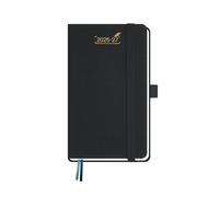 BEZEND Pocket Diary 2026-2027 Week to View with 2 Columns (Jul 26 - Dec 27), A6 15.5 x 9 cm. Dual Schedule Weekly Planner for Work & Life, with Pen Holder & Pocket. PU Leather Hardback, Black