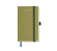 BEZEND Pocket Diary 2026-2027 Week to View with 2 Columns (Jul 26 - Dec 27), A6 15.5 x 9 cm. Dual Schedule Weekly Planner for Work & Life, with Pen Holder & Pocket. PU Leather Hardback, Mustard