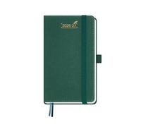 BEZEND Pocket Diary 2026-2027 Week to View with 2 Columns (Jul 26 - Dec 27), A6 15.5 x 9 cm. Dual Schedule Weekly Planner for Work & Life, with Pen Holder & Pocket. PU Leather Hardback, Evergreen