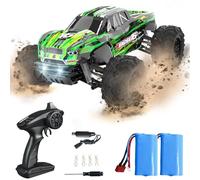 BEZGAR HP164 RC Cars - 1:16 Scale RC Truck, High Speed 40KPH RC Car Remote Control Monster Crawler Vehicle Off-Road Radio Controlled Car with Two Rechargeable Batteries for Boys and Adults