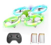 BEZGAR HQ051S Drone for Kids - Mini RC Drones with Upgraded LED Lighting Effect, 3D Flip and Headless Mode, Quadcopter for Beginners, Easy to fly Gift Toy for Boys Girls and Adults