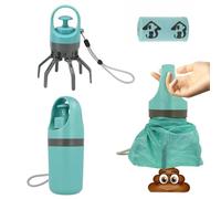 BEZHGOC Pooper Scooper, Portable No Touch Dog Poop Scooper Handheld Dog Waste Picker With Claw Design for Small Medium Large Dogs, Cats, Horse, Chicken