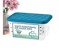 Bezijhr 2 Packs Multi-functional Air Magic Box Cleaner, 13x10cm Automatic Dust Collection Air Purifier Magic-box, Airs Purification Dust Removal Magic Box, Multi-Purpose Room Deodorizer For Home