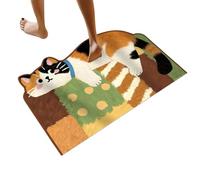 Bezijhr Cat Bath Mat Non Slip Quick Dry Diatomaceous Earth Shower Mat