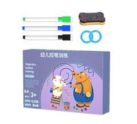 Bezijhr Handwriting Practice Cards - Educational Pen Control Toys | Children Handwriting Sensory Learning Toys | for Children Boys Girls Home Kindergarten Education Interaction