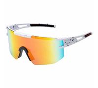BEZLIT Sports Sunglasses Polarised UV400 Shield Cycling Glasses Unisex | Panoramic Mono Lens Wide Field of View Lightweight Frame Wind Dust Insects Road Bike MTB Jogging Hiking