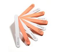 BEZOX 10 Pcs Professional Nail Files and Buffers for Acrylic & Natural Nails, Double-Sided 100/180 Grit Emery Boards, Reusable Salon-Grade Nail Filer and Shine Kit for Women & Pets