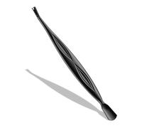 BEZOX 2 in 1 Cuticle Pusher and Trimmer with Fork - Professional Stainless Steel Cuticle Removal Tool for Painless Manicure and Pedicure