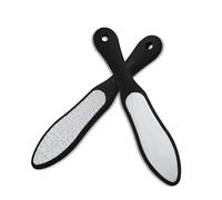 BEZOX Double-Sided Foot File Pedicure Rasp for Calluses & Cracked Heels, Heavy-Duty Stainless Steel, Waterproof, Ergonomic Handle, F-01