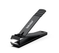 BEZOX Heavy Duty Straight Blade Nail Clippers for Thick Toenails, Professional Stainless Steel Fingernail Toenail Clippers Trimmers - Thick Wide Jaw Toe Nail Clippings
