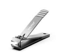 BEZOX Heavy Duty Straight Blade Nail Clippers for Thick Toenails, Professional Stainless Steel Fingernail Toenail Clippers Trimmers - Thick Wide Jaw Toe Nail Clippings
