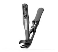 BEZOX Nail Clipper for Men Toenail Clippers Unique Angled Head Curve Wide Jaw Opening Toenail Clipper with Catcher for Thick Toenails and Fingernails