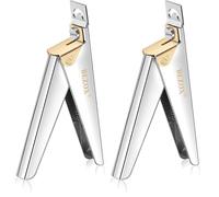 BEZOX Nail Clippers Professional Acrylic False Nail Clippers for Acrylic Nails, Sliver Nail Tip Cutter Nail Manicure Tool for Salon Home Nail Art (Pack of 2)