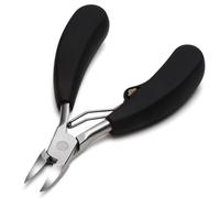 BEZOX - Precision Toenail Clippers for Thick or Ingrown Toenails + Metal Box