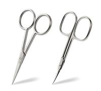 BEZOX Scissor Set - Sharp Nail Scissors, Cuticle Cutters, Eyebrow Grooming, Beard Trimming, Hair Cutting for Women and Men